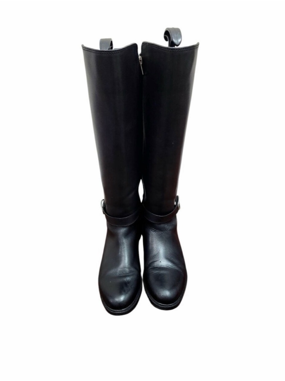 Coach Black Leather Over-the-Knee Riding Boots - Picture 3 of 16